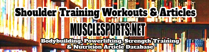 Bench Training Workouts & Articles Database Logo @MuscleSPorts.net