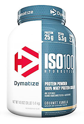 Dymatize ISO 100 -  Scientifically proven, fast-digesting, hydrolyzed, 100% whey protein isolate!