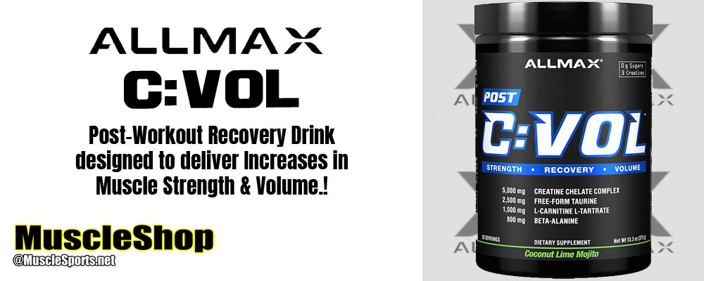 Allmax Nutrition C:Vol Header
