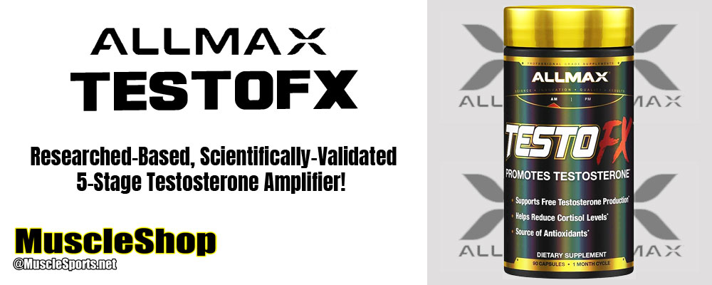 Allmax Nutrition TESTOFX Header