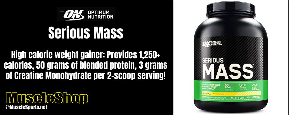 Optimum Nutrition Serious Mass Header