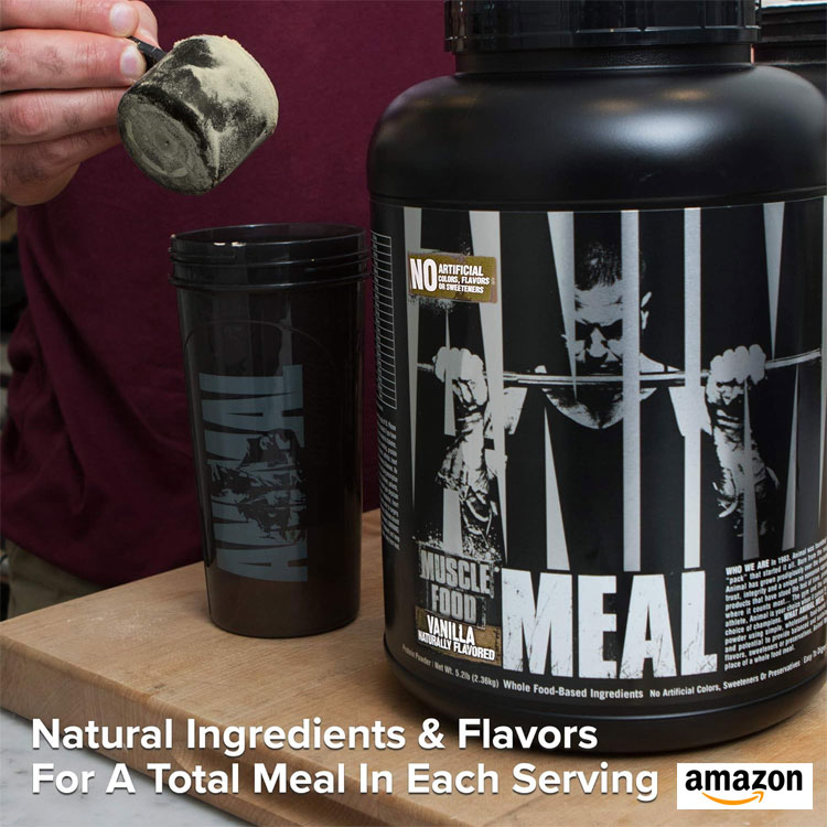 Animal Meal - All Natural High Calorie Meal Shake - Egg Whites, Beef Protein, Pea Protein!
