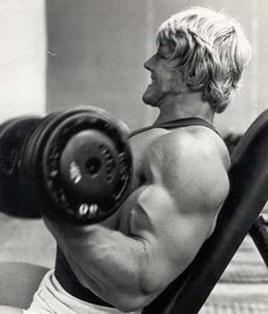 Dave Draper Incline Curls