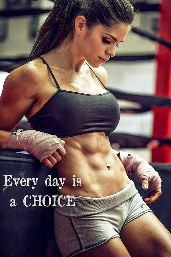 Girl working out!
