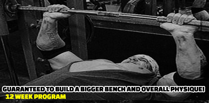 Banging The Bench: Routine #1 - GUARANTEED TO UP YOUR 1 REP MAX!