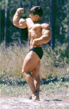 19 year old Casey Viator showing massive arms & forearms after winning the Mr. Amerca title.