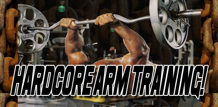 hardcore arm training