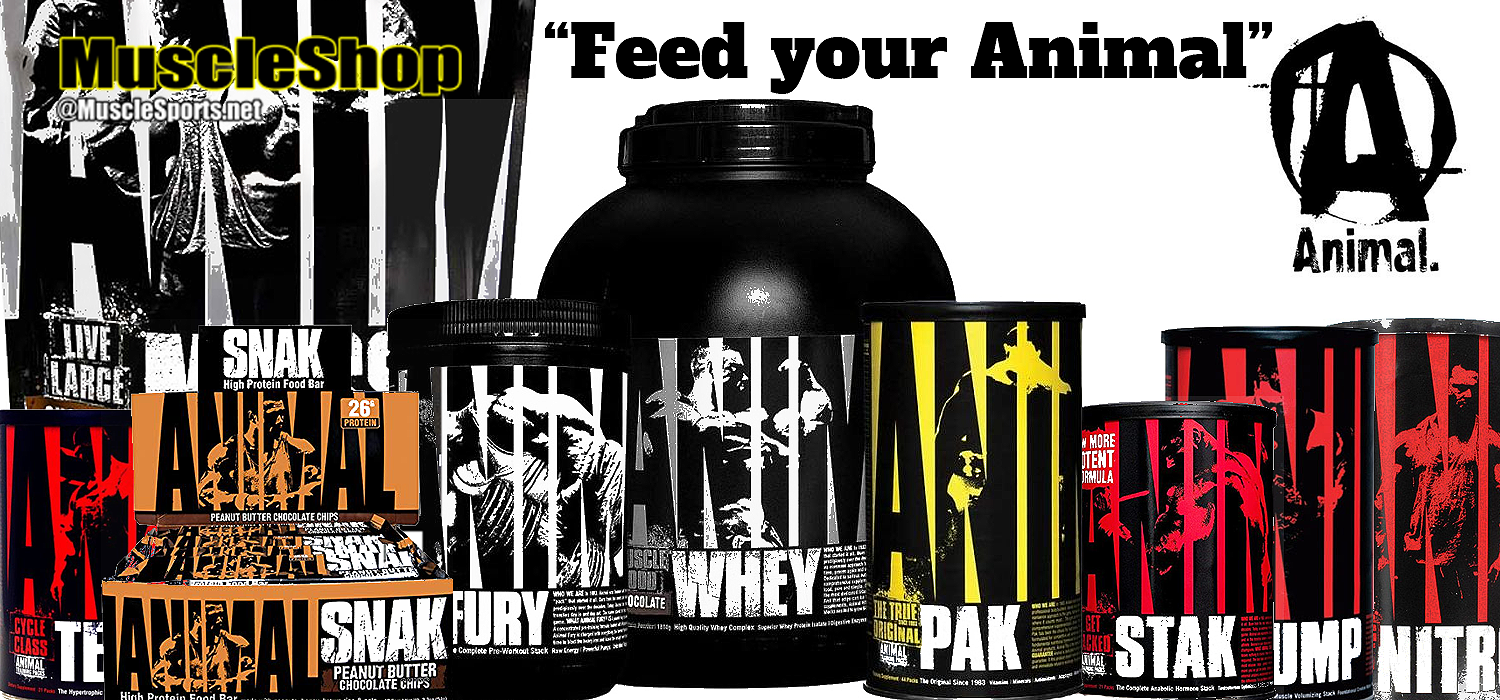 The Animal Family of products - Feed Your Animal here at MuscleSports.net