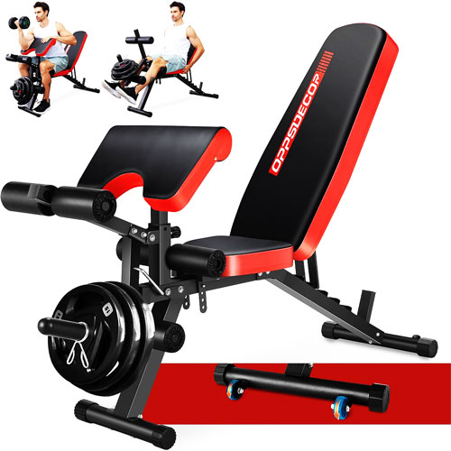 OPPSDECOR Adjustable Weight Bench