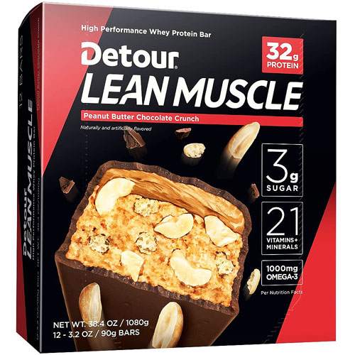 Detour Lean Muscle Whey Protein Bar