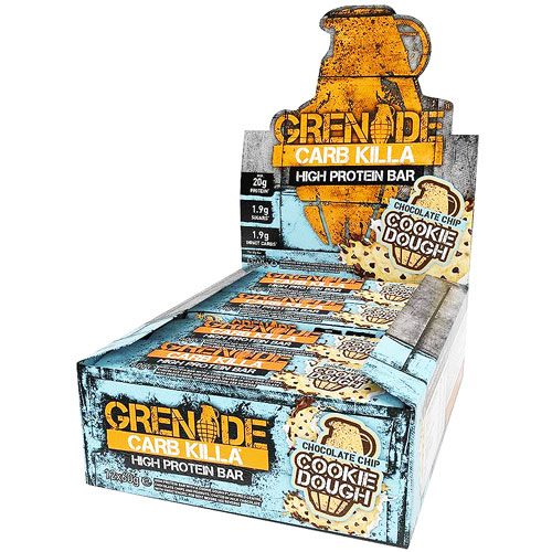 Grenade Carb Killa High Protein Bar Chocolate Chip Cookie Dough