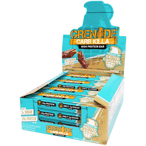 Grenade Carb Killa High Protein Bar Chocolate Chip Salted Caramel