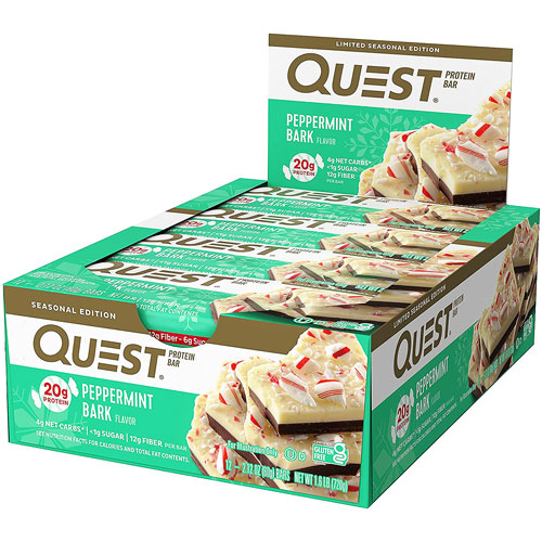 Quest Nutrition Protein Bar Peppermint Bark