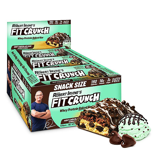 Fit Crunch Snack Size Protein Bars(Mint Chocolate Chip)