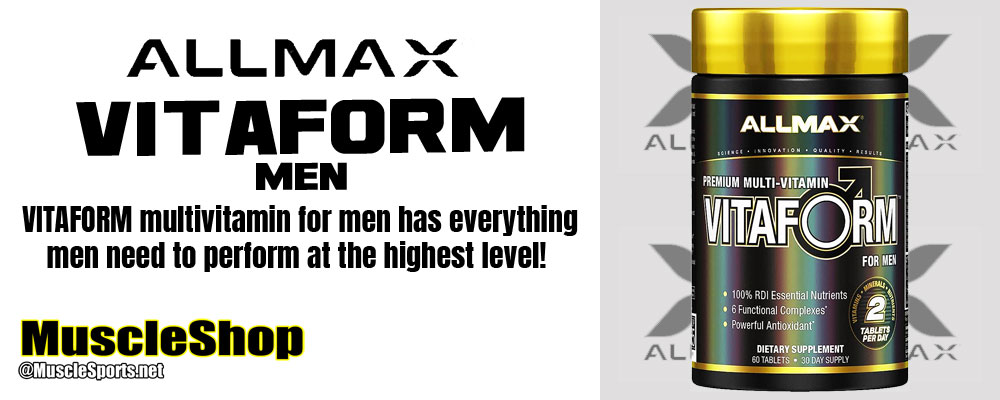 Allmax Nutrition VitaForm Men Header