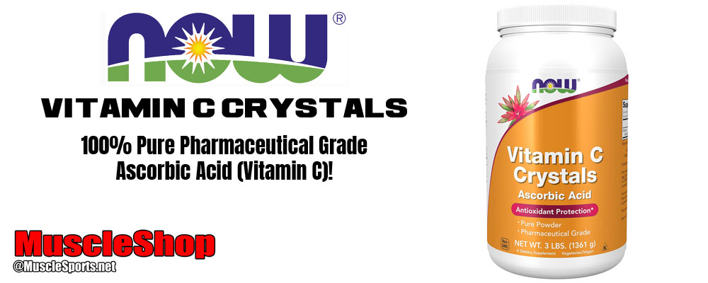NOW Vitamin C Crystals Header