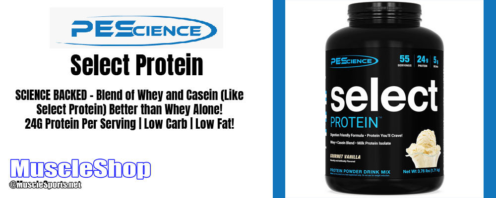 PEScience Select Protein Header
