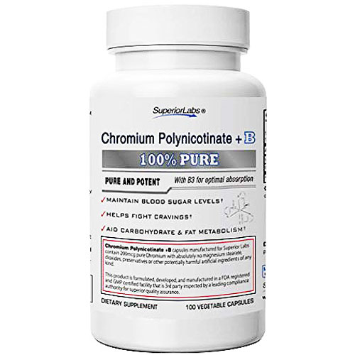 Superior Labs Chromium Polynicotinate + B