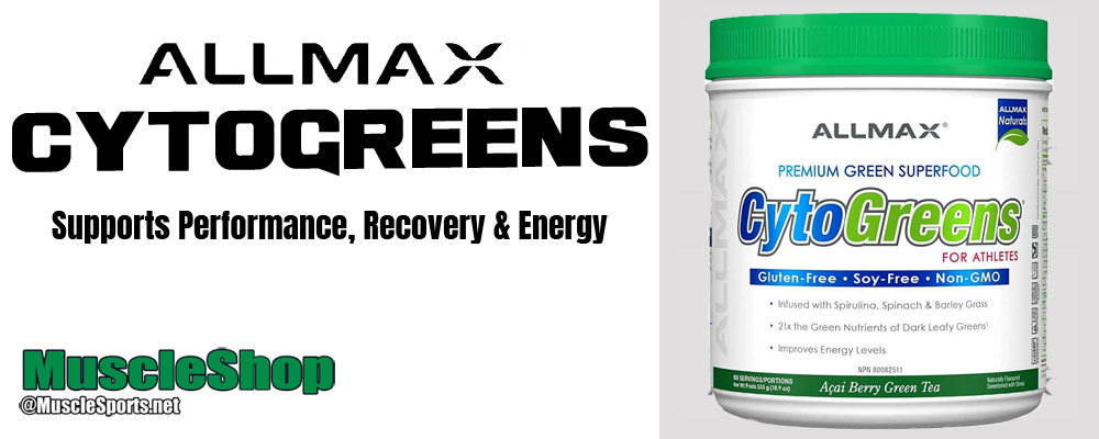 Allmax Nutrition CYTOGREENS Header