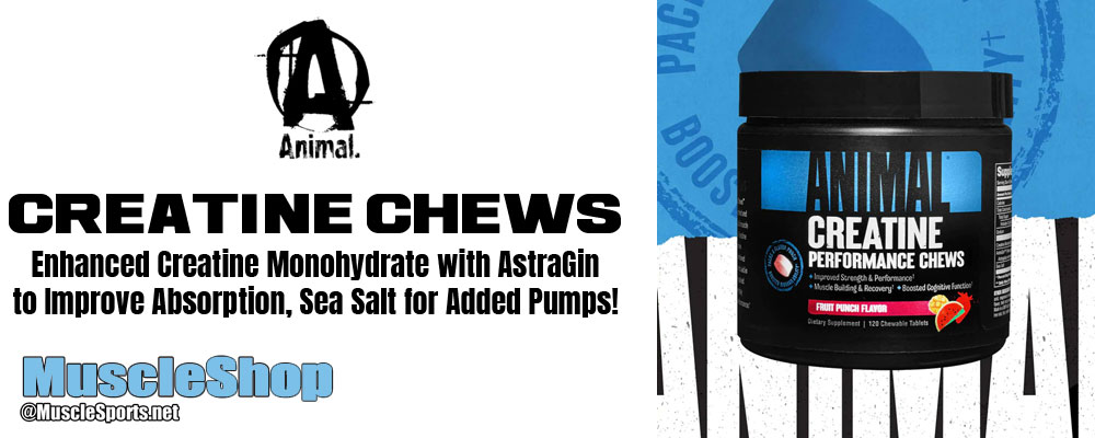 ANIMAL CREATINE CHEWS Header