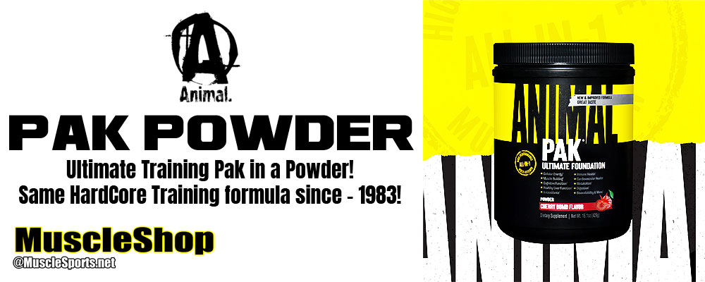 ANIMAL PAK POWDER Header