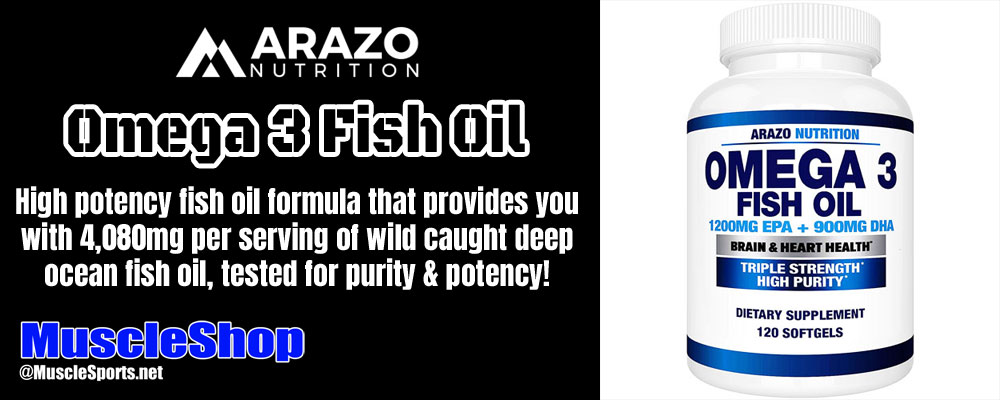 Arazo Nutrition Omega 3 Fish Oil Header