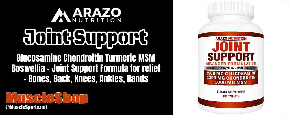 Arazo Nutrition Joint Support Header