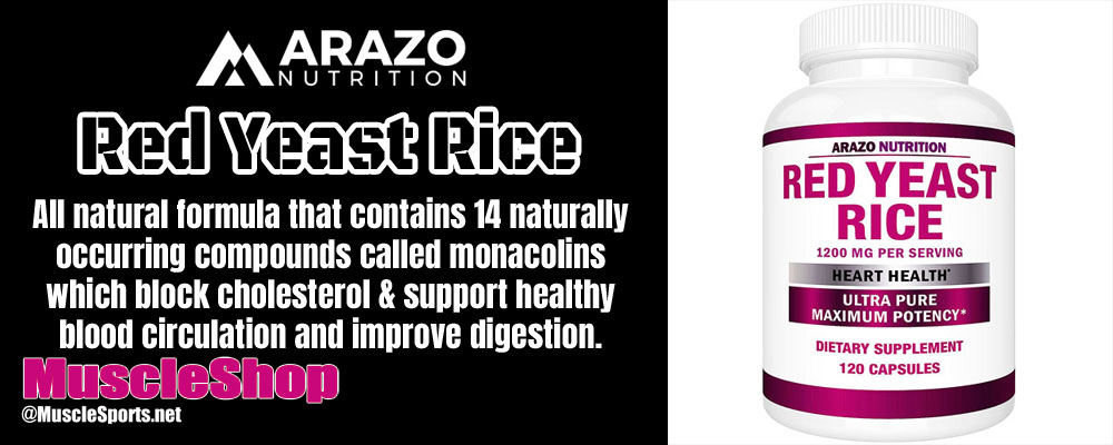 Arazo Nutrition Red Yeast Rice Header