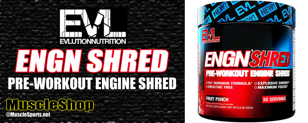 Evlution Nutrition ENGN SHRED Header