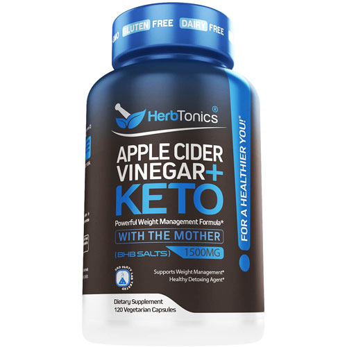 herbtonics apple cider vinegar + keto