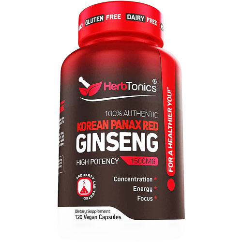Herbtonics Korean Panax Red Ginseng