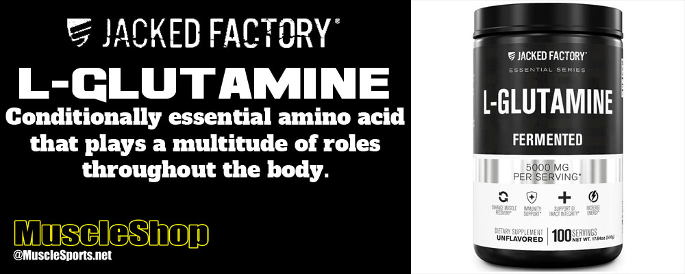 Jacked Factory L-Glutamine Header