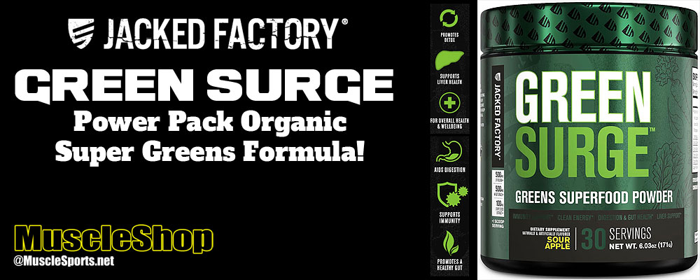 Jacked Factory GREEN SURGE Header