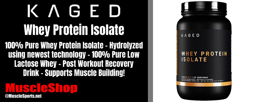 KAGED Protein Isolate Header