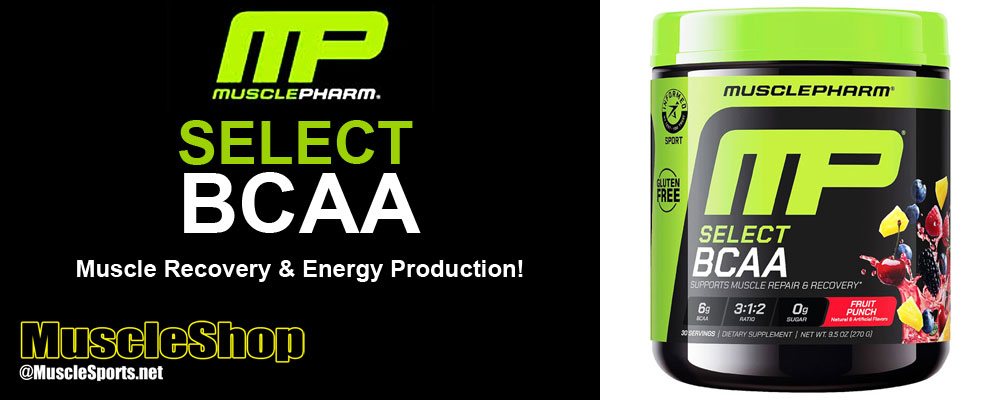 MusclePharm BCAA Header
