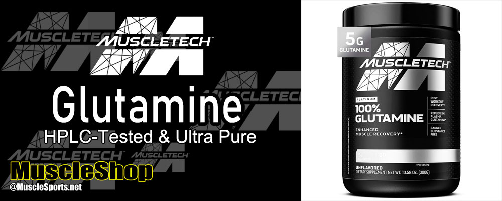 MuscleTech Glutamine Header