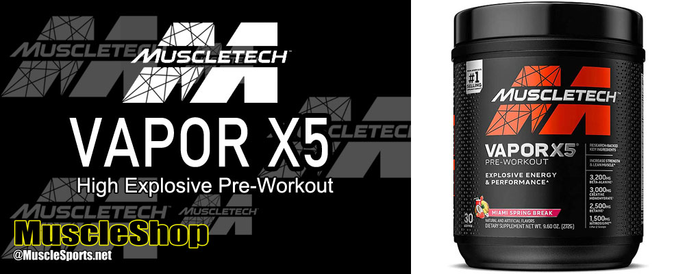 MuscleTech Vapor X5 Header