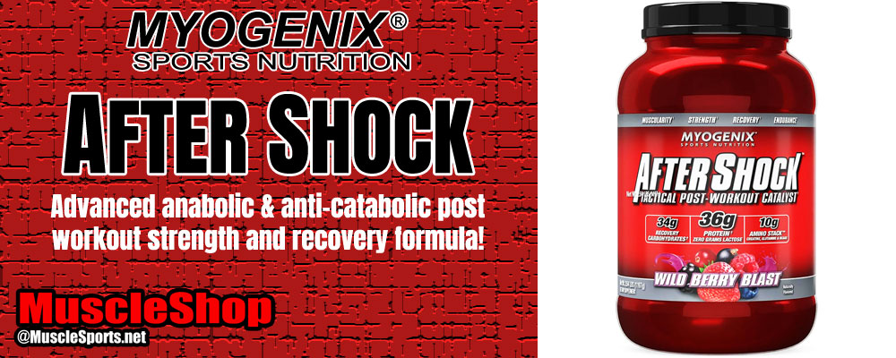Myogenix AfterShock Header