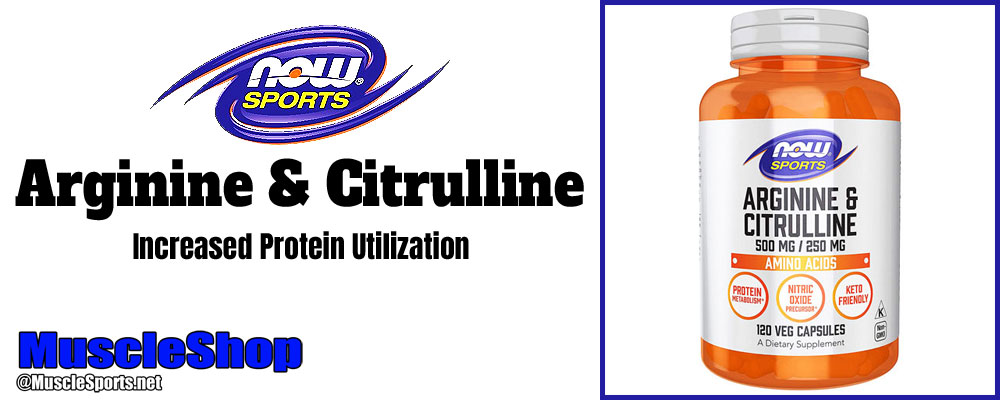 Now Sports Arginine & Citrulline Header