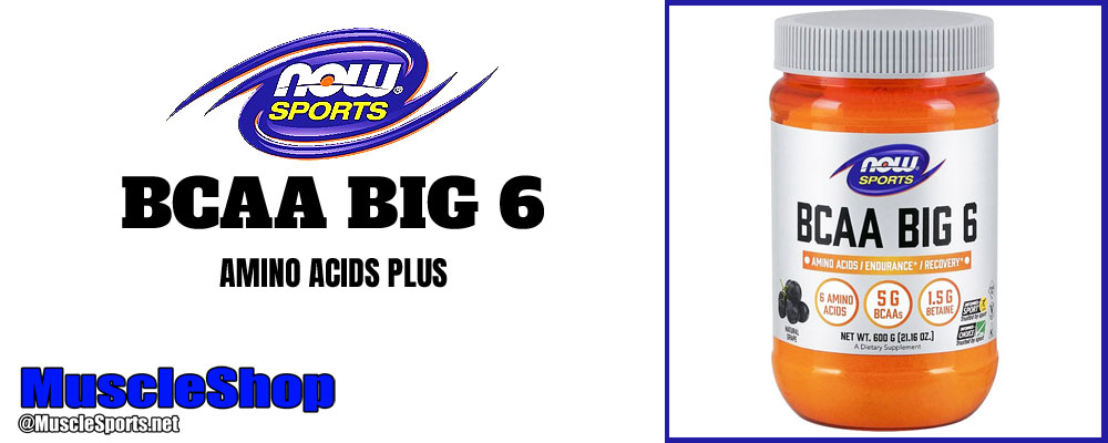 Now Sports BCAA BIG 6 Header