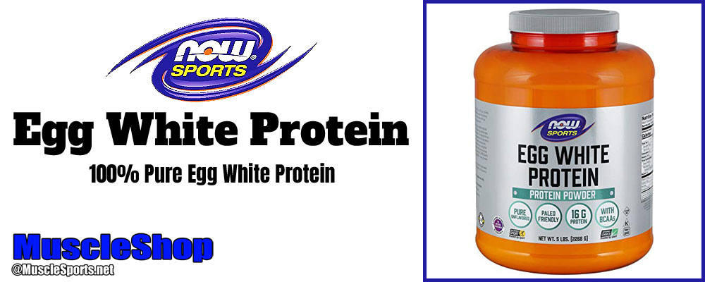 Now Sports Egg White Protein Header