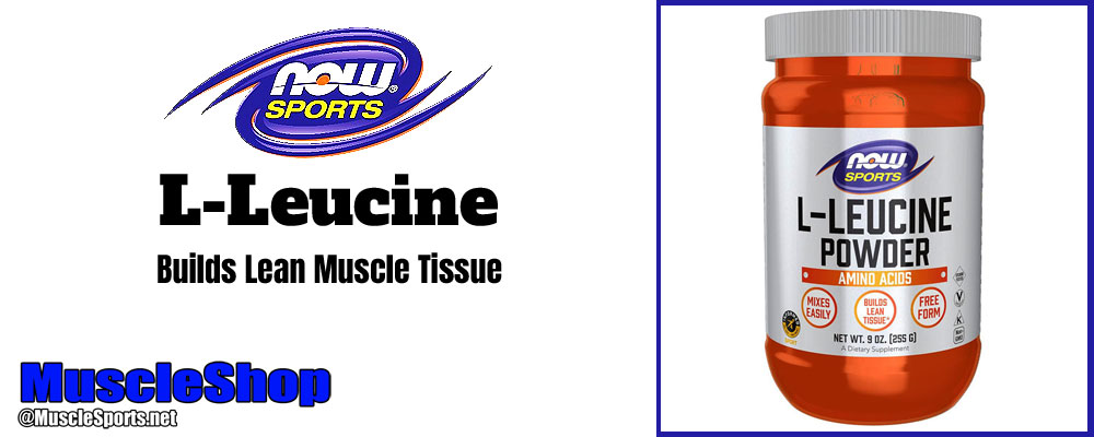 Now Sports L-Leucine Powder Header