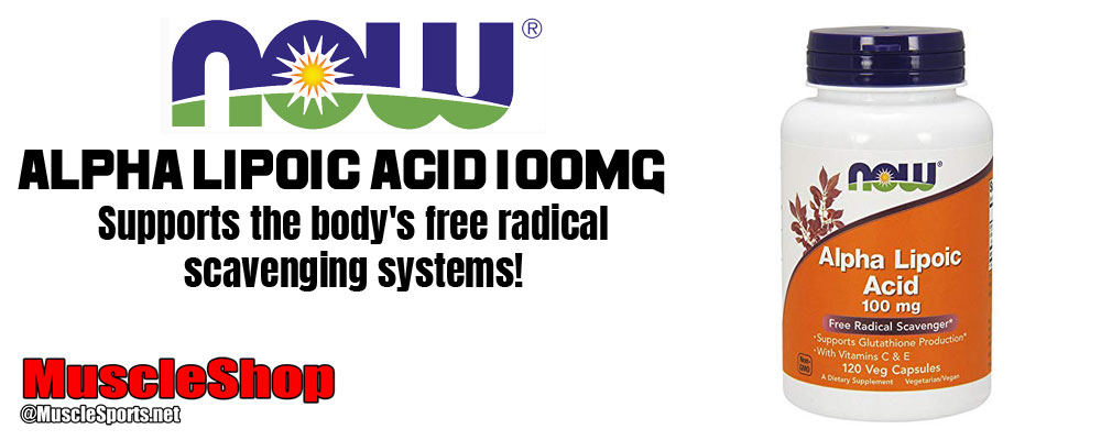 NOW Alpha Lipoic Acid 100mg Header