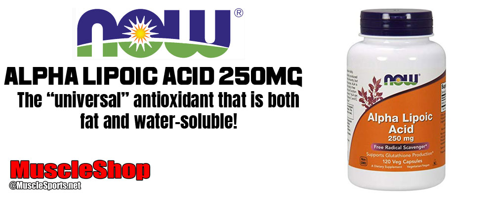 NOW Alpha Lipoic Acid 250mg Header