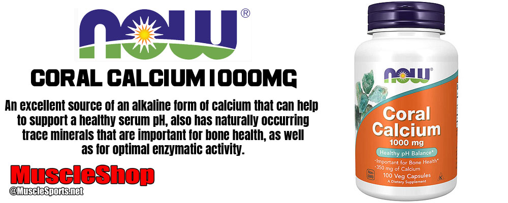 NOW Coral Calcium 1000mg Header