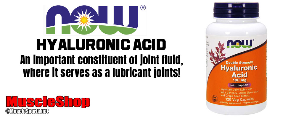 NOW Hyaluronic Acid Header