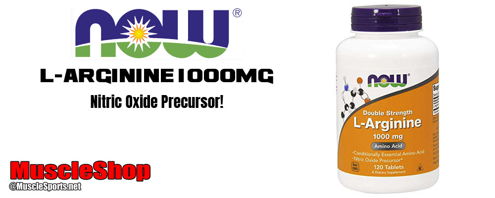 NOW L-Arginine 1000mg Header