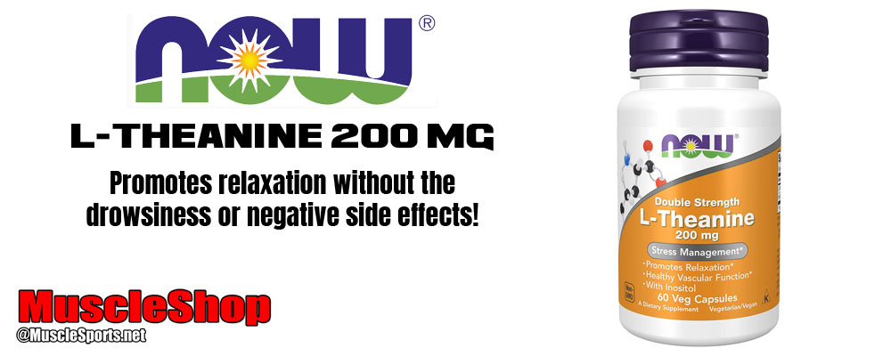 NOW L-Theanine 200mg Header