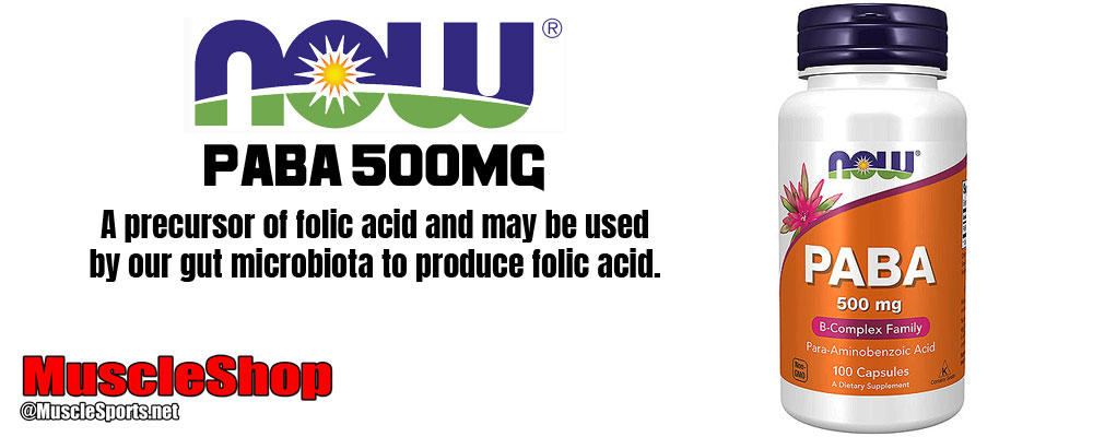 NOW PABA 500mg Header