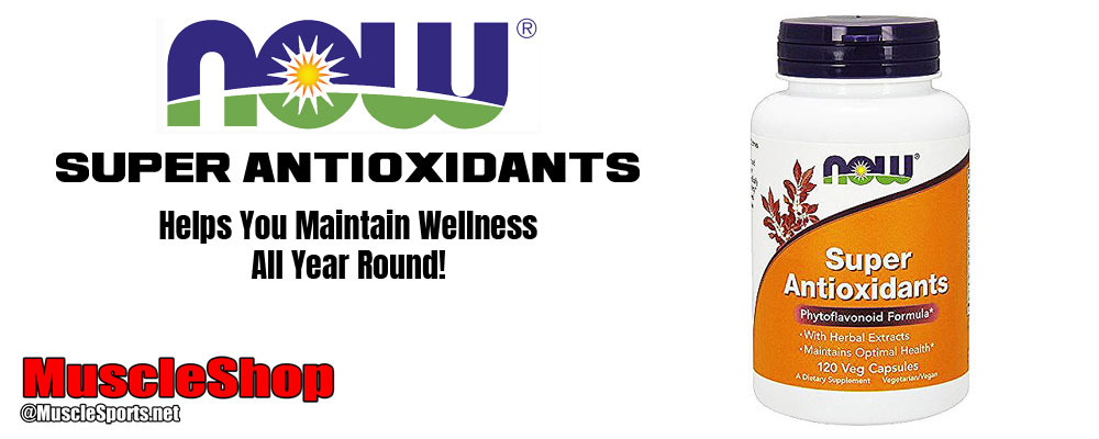 NOW Super Antioxidants Header